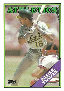 1988 Topps #448 Mike Davis Front
