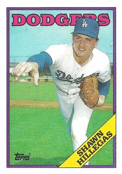 1988 Topps #455 Shawn Hillegas Front