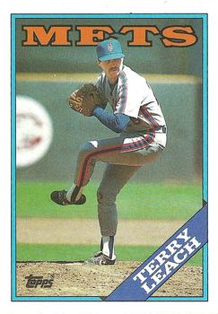 1988 Topps #457 Terry Leach Front