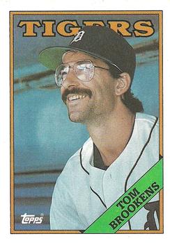 1988 Topps #474 Tom Brookens Front
