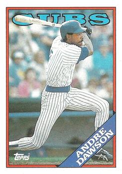 1988 Topps #500 Andre Dawson Front