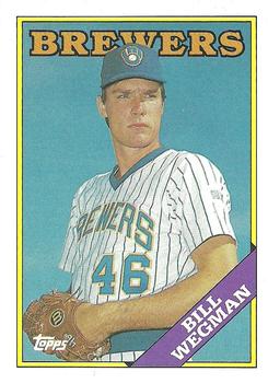 1988 Topps #538 Bill Wegman Front