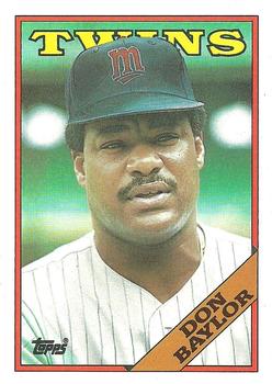 1988 Topps #545 Don Baylor Front
