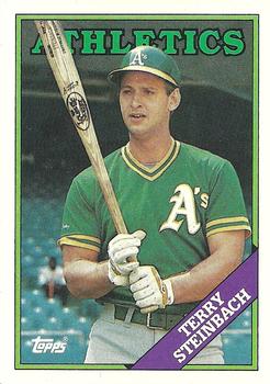 1988 Topps #551 Terry Steinbach Front