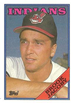 1988 Topps #555 Brook Jacoby Front
