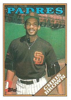 1988 Topps #568 Chris Brown Front