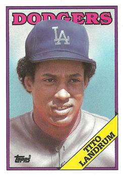 1988 Topps #581 Tito Landrum Front