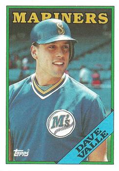 1988 Topps #583 Dave Valle Front