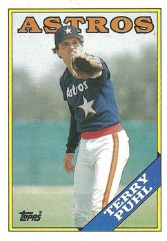 1988 Topps #587 Terry Puhl Front