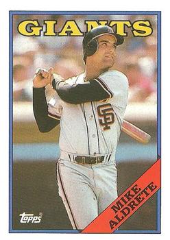 1988 Topps #602 Mike Aldrete Front