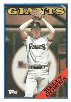 1988 Topps #629 Kelly Downs Front