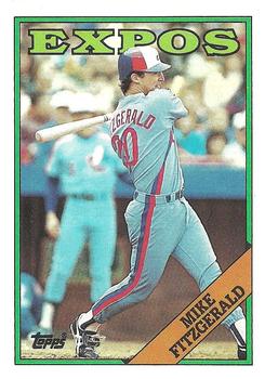 1988 Topps #674 Mike Fitzgerald Front