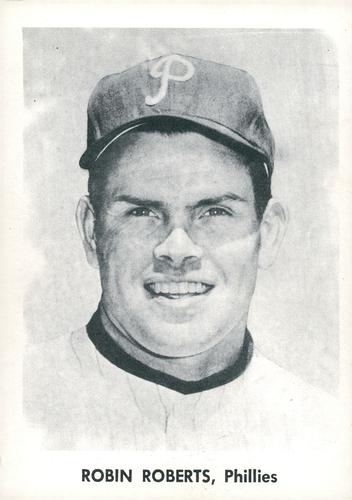 1957 Jay Publishing Philadelphia Phillies Set B 5x7 #NNO Robin Roberts Front
