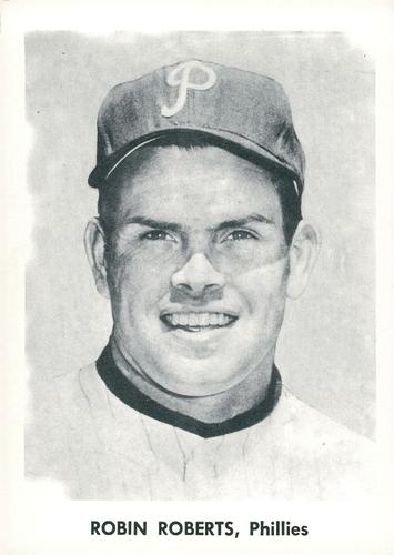 1957 Jay Publishing Philadelphia Phillies Set D 5x7 #NNO Robin Roberts Front