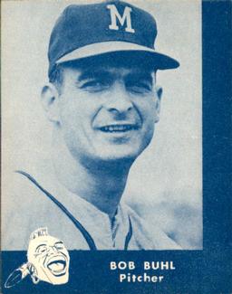 1960 Lake to Lake Dairy Milwaukee Braves #NNO Bob Buhl Front