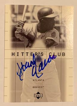 2000 Upper Deck Hitter's Club - Autographs #HA Hank Aaron Front