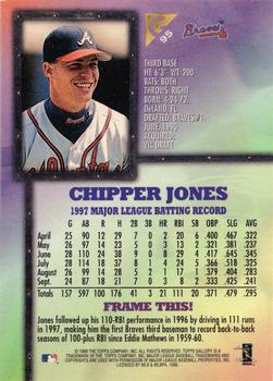 1998 Topps Gallery #95 Chipper Jones Back