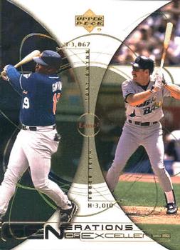 2000 Upper Deck Hitter's Club - Generations of Excellence #GE7 Tony Gwynn / Wade Boggs  Front