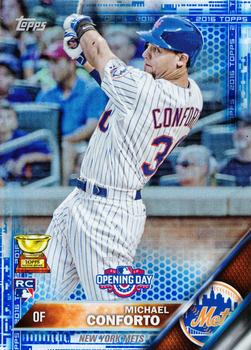 2016 Topps Opening Day - Blue Foil #OD-72 Michael Conforto Front
