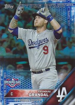 2016 Topps Opening Day - Blue Foil #OD-87 Yasmani Grandal Front