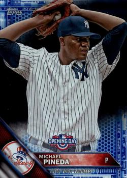 2016 Topps Opening Day - Blue Foil #OD-117 Michael Pineda Front