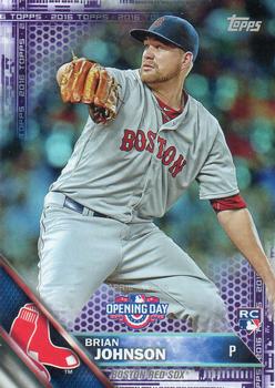 2016 Topps Opening Day - Purple Foil #OD-7 Brian Johnson Front