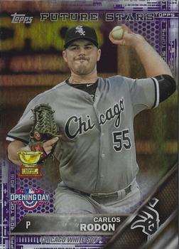 2016 Topps Opening Day - Purple Foil #OD-55 Carlos Rodon Front