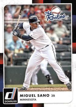 2016 Donruss - The Rookies #TR5 Miguel Sano Front
