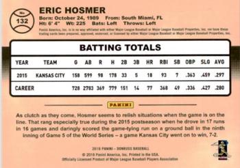 2016 Donruss - Black Border #132 Eric Hosmer Back