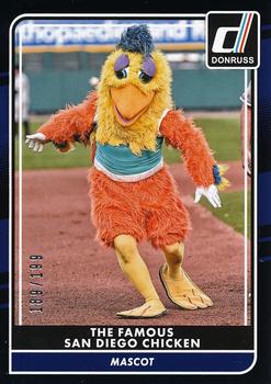 2016 Donruss - Black Border #151 The Famous San Diego Chicken Front