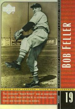 2000 Upper Deck Legends - Commemorative Collection #39 Bob Feller  Front