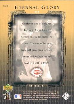 2000 Upper Deck Legends - Eternal Glory #EG2 Ken Griffey Jr.  Back