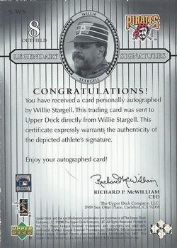 2000 Upper Deck Legends - Legendary Signatures #S-WS Willie Stargell Back