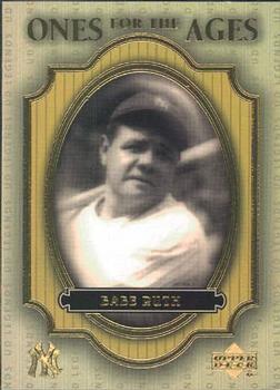 2000 Upper Deck Legends - Ones for the Ages #O3 Babe Ruth  Front