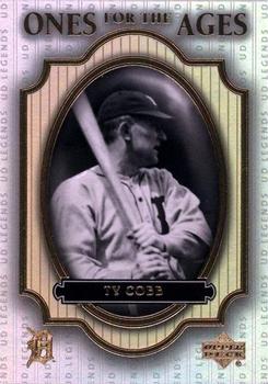 2000 Upper Deck Legends - Ones for the Ages #O1 Ty Cobb  Front