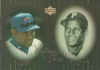 2000 Upper Deck Legends - Reflections in Time #R2 Sammy Sosa / Roberto Clemente Front