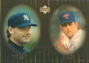 2000 Upper Deck Legends - Reflections in Time #R3 Roger Clemens / Nolan Ryan Front