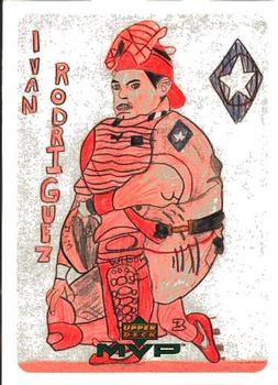 2000 Upper Deck MVP - Draw Your Own Card #DT17 Ivan Rodriguez  Front