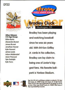 2000 Upper Deck MVP - Draw Your Own Card #DT22 Ken Griffey Jr.  Back