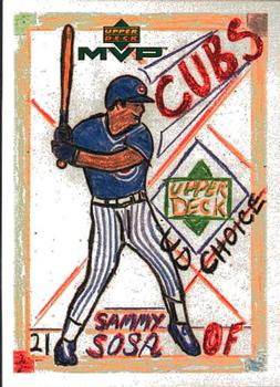 2000 Upper Deck MVP - Draw Your Own Card #DT28 Sammy Sosa  Front