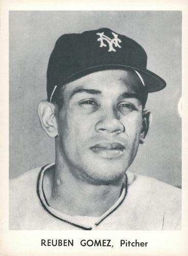 1956 Jay Publishing New York Giants Past & Present 12 #NNO Reuben Gomez Front