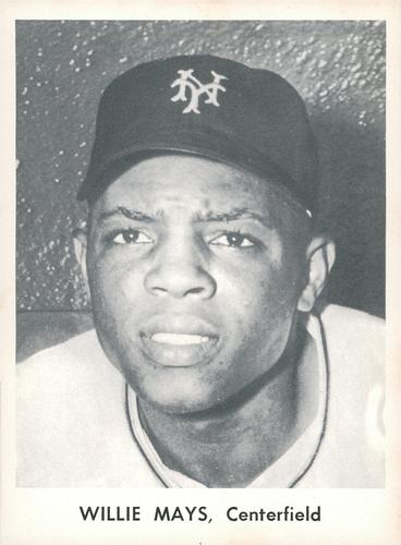 1956 Jay Publishing New York Giants Past & Present 12 #NNO Willie Mays Front
