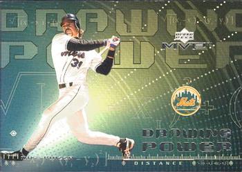 2000 Upper Deck MVP - Drawing Power #DP3 Mike Piazza  Front
