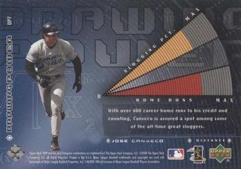 2000 Upper Deck MVP - Drawing Power #DP7 Jose Canseco  Back