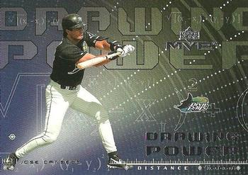 2000 Upper Deck MVP - Drawing Power #DP7 Jose Canseco  Front