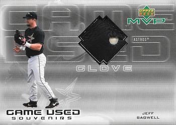 2000 Upper Deck MVP - Game Used Souvenirs #G-JB Jeff Bagwell Front