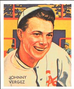 1985 1934-1936 Diamond Stars (reprint) #21 Johnny Vergez Front