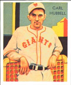1985 1934-1936 Diamond Stars (reprint) #39 Carl Hubbell Front