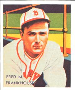 1985 1934-1936 Diamond Stars (reprint) #62 Fred Frankhouse Front