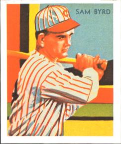 1985 1934-1936 Diamond Stars (reprint) #84 Sam Byrd Front